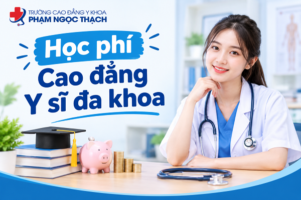 Học phí Cao đẳng Y sĩ đa khoa 2026 và chính sách miễn giảm
